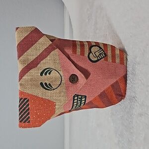 The Body Shop Fillable Reusable Christmas Gift Jute Pouch